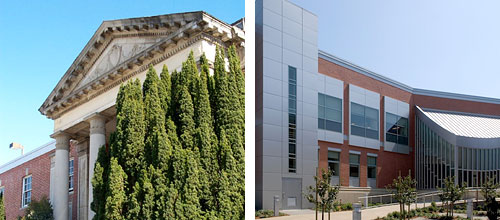 Old and new Jewish Home Buildings