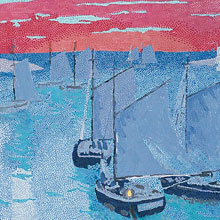 Harbor at Dusk. Card order number: 108
