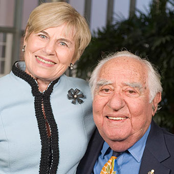 Dorothy and George Saxe at the Jewish Home