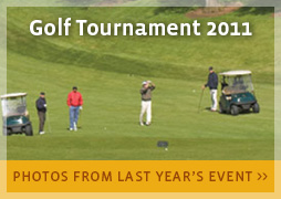 People on the 2011 Golf Tournament Green