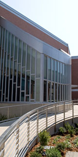 Entrance to Rosenberg Family Center