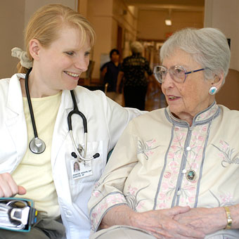 Nurse Practitioner with resident