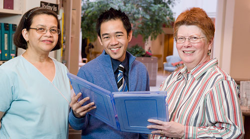 Nursing professionals at the Jewish Home